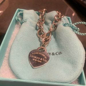Tiffany & Co. Heart tag charm bracelet